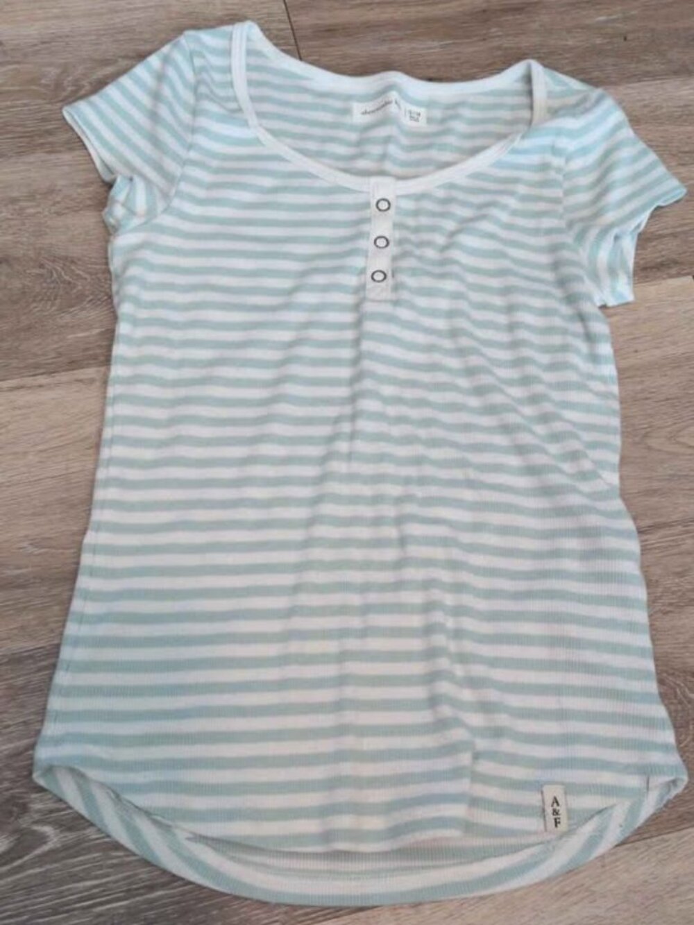 Abercrombie Kids Striped Henley Shirt Size 13/14
